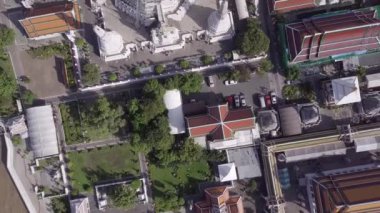 Tayland, Bangkok 'taki tapınak manzarası