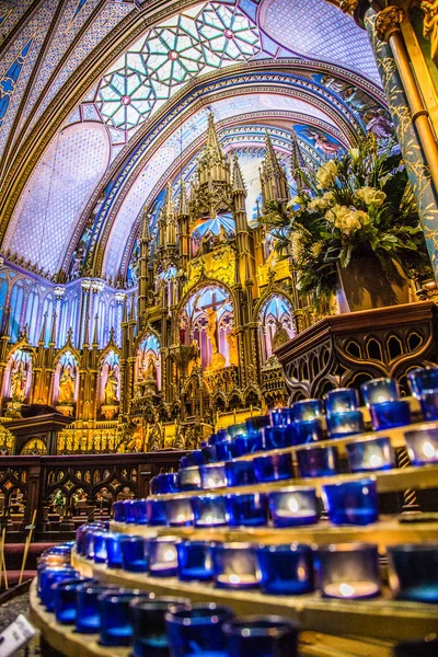 Cathédrale Notre-Dame de Montréal au Canada — Photo