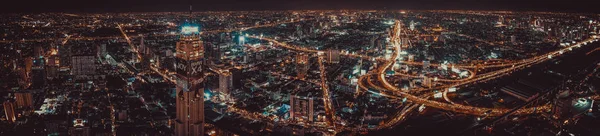 Siam y Rachathewi vistas desde arriba, en Bangkok Tailandia — Foto de Stock