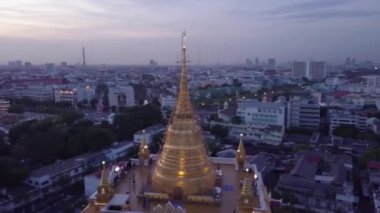 Tayland, Bangkok 'taki tapınak manzarası
