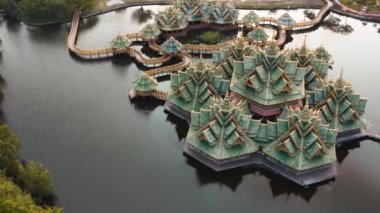 Antik Şehir, Muang Boran, Tayland, Bangkok 'ta hava görüntüleri