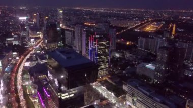 Tayland 'da Bangkok' ta Rama 9 hava manzarası