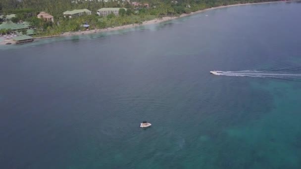 Μαρτινίκα νησί και την παραλία εναέρια θέα στα νησιά της Καραϊβικής — Αρχείο Βίντεο