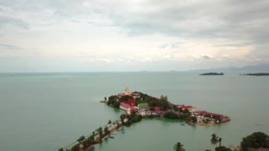 Phuket, Tayland'da Büyük Buda heykeli havadan görünümü