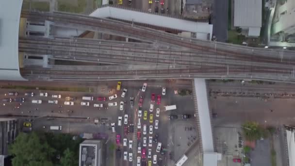 Rama 9 vista aerea a Bangkok in Thailandia — Video Stock