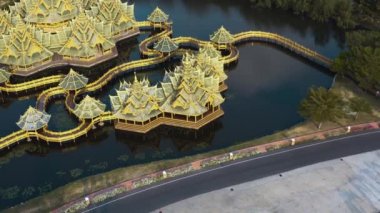 Antik Şehir, Muang Boran, Tayland, Bangkok 'ta hava görüntüleri