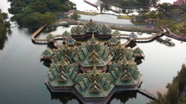 Antik Şehir, Muang Boran, Tayland, Bangkok 'ta hava görüntüleri