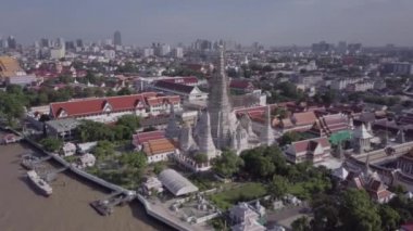 Tayland, Bangkok 'taki tapınak manzarası
