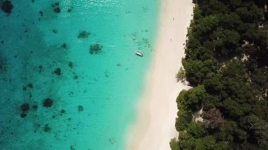 Similan adası ve Tayland 'da deniz manzarası