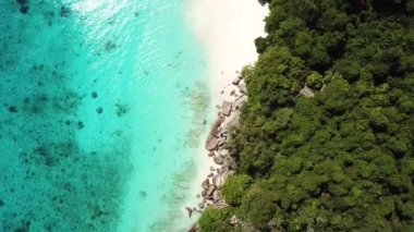 Similan adası ve Tayland 'da deniz manzarası
