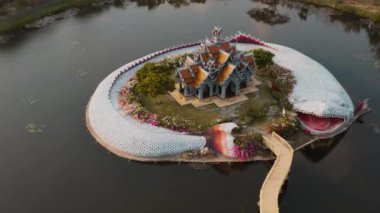 Antik Şehir, Muang Boran, Tayland, Bangkok 'ta hava görüntüleri