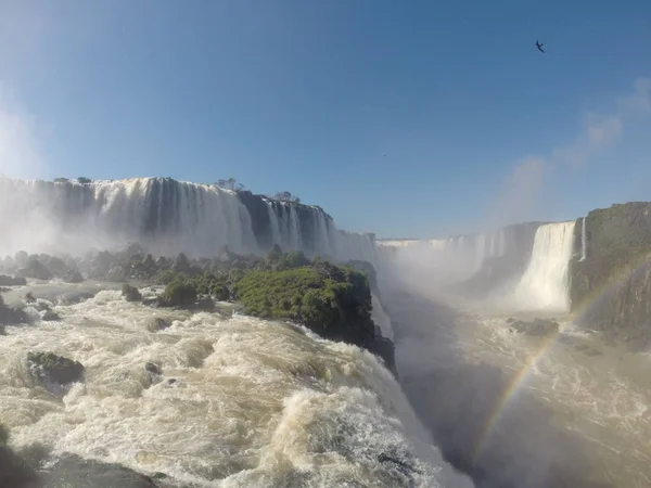 Iguazu Falls on the border of Brazil and Argentina