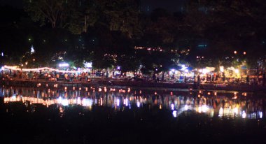 Buda ve Chiang Mai Tayland tapınak