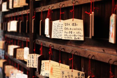 Kyoto tapınaklar fenerler ve Japonya'da Japon bahçeleri