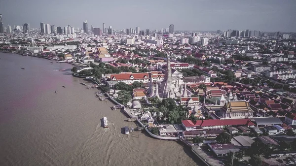 Yukarıdan Tapınaklar, Grand Palace, Wat Pho, Wat Arun, Bangkok Tayland
