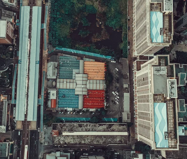 Bangkok Tayland 'dan Siyam ve Rachathewi manzarası