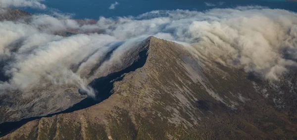 Vues de Lofoten depuis l'avion, en Norvège — Photo