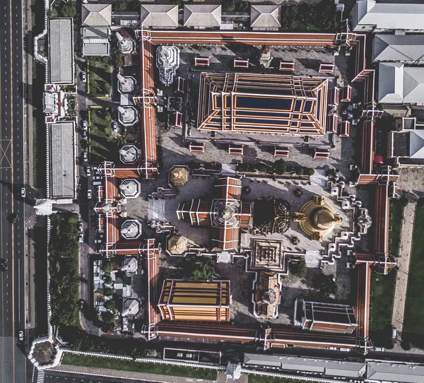 Yukarıdan Tapınaklar, Grand Palace, Wat Pho, Wat Arun, Bangkok Tayland