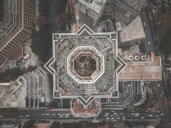 Bangkok Tayland, yukarıdan Merkezi elçilik alışveriş merkezi ve Ploenchit manzarası