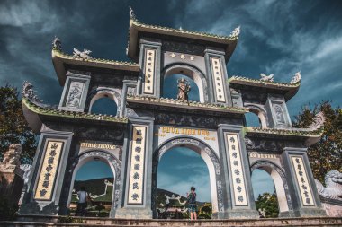 Da Nang, Orta Vietnam'daki Lady Buddha heykeli