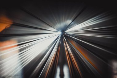 Singapur Mrt hızlı metro görünümü