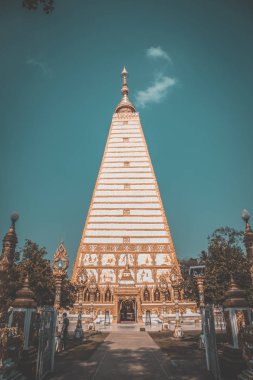 Doğu Tayland Ubon Thani tapınak görünümü