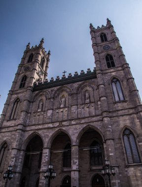 Kanada'da Montreal'deki Notre Dame Katedrali
