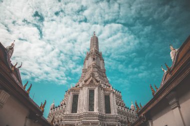Bangkok Tayland Wat Arun tapınağının manzarası