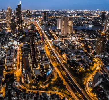 Bangkok Trident şehir Bangkok, Tayland yukarıdan