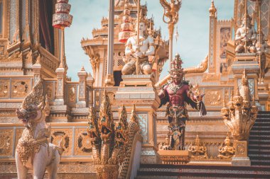 Bangkok Tayland Kraliyet Krematoryumu Kral Bhumibol