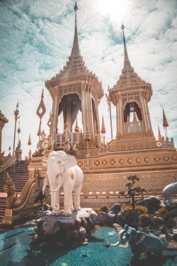 Bangkok Tayland Kraliyet Krematoryumu Kral Bhumibol