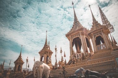 Bangkok Tayland Kraliyet Krematoryumu Kral Bhumibol