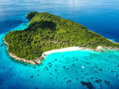 Tayland yukarıdan Similan ada hava manzarası