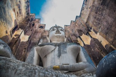Tayland Sukhothai tarihi parkta Buddha