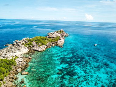 Tayland yukarıdan Similan ada hava manzarası