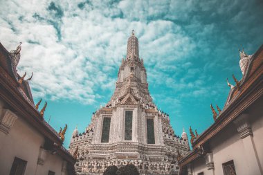 Bangkok Tayland Wat Arun tapınağının manzarası