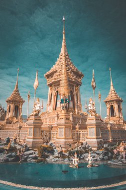 Bangkok Tayland Kraliyet Krematoryumu Kral Bhumibol