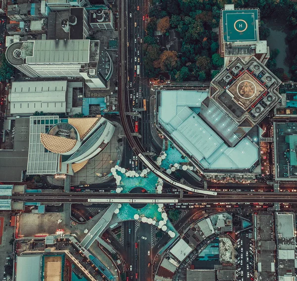 Bangkok Tayland 'dan Siyam ve Rachathewi manzarası