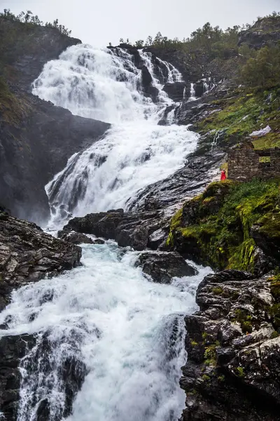 Norveç'te Bergen yakınlarındaki bazı Şelale manzaraları — Stok fotoğraf