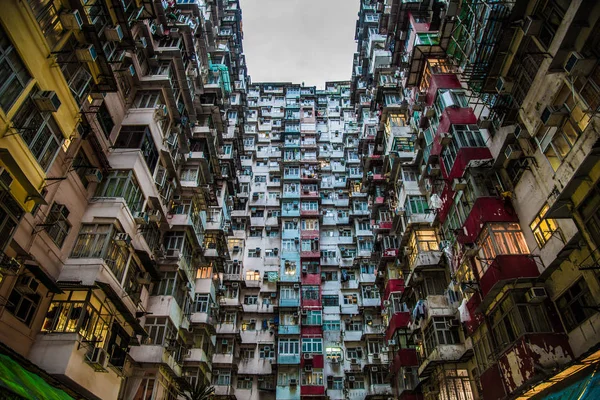 홍콩 고밀도 레지던스 및 콘도 — 스톡 사진