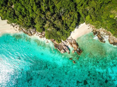 Tayland yukarıdan Similan ada hava manzarası