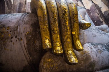 Tayland Sukhothai tarihi parkta Buddha