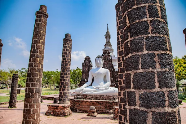 Bangkok Tayland Antik Şehir Muang Boran Tapınaklar