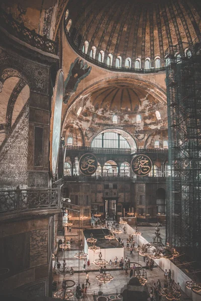 Türkiye'de İstanbul'da Mavi Cami manzarası