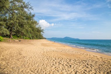 Khao Lak beach resort manzaraları gün batımında, Tayland