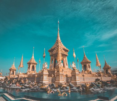 Bangkok Tayland Kraliyet Krematoryumu Kral Bhumibol