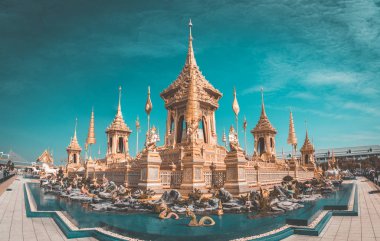 Bangkok Tayland Kraliyet Krematoryumu Kral Bhumibol