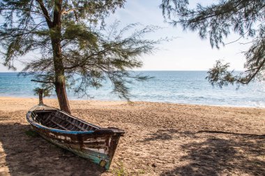 Khao Lak beach resort manzaraları gün batımında, Tayland