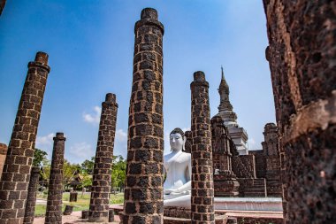 Bangkok Tayland Antik Şehir Muang Boran Tapınaklar