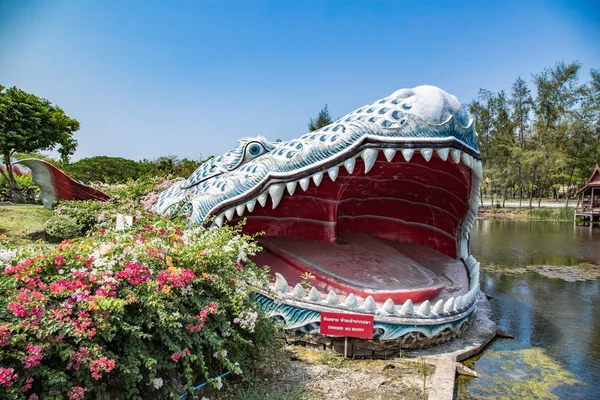 Bangkok Tayland Antik Şehir Muang Boran Tapınaklar